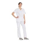 Signature Scrub Top White 2Xl