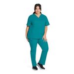 Signature Scrub Top Teal Xl
