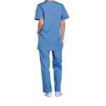 Prof V-Neck Scrub Top Ceil Blue 2Xs