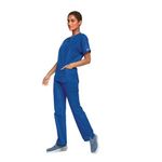 4700 Unisex Scrub Top Galaxy Blue M