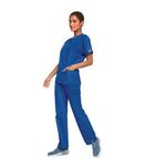 4700 Unisex Scrub Top Galaxy Blue S