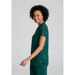 One Flux Scrub Top Hunt Grn L