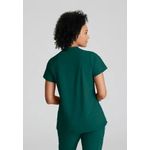 One Flux Scrub Top Hunt Grn L