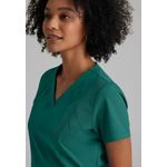 One Racer Scrub Top Hunt Grn Xs