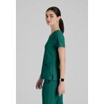 One Pulse Scrub Top Hunt Grn S
