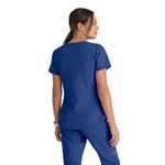 Breeze Womens Scrub Top Gal Blue 2Xl