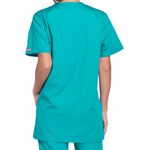 Prof V-Neck Scrub Top Teal Blue M