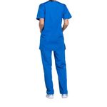 Prof V-Neck Scrub Top Ro Blue Xs