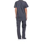 Prof V-Neck Scrub Top Pewter 2Xl