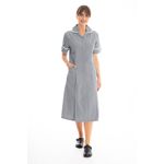 Nursing Dress Storm Grey/White 30