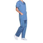 Prof V-Neck Scrub Top Ceil Blue L