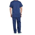 Prof V-Neck Scrub Top Navy 2Xl