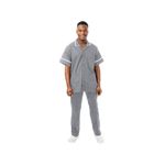 Philip Male Tunic Storm Grey/Wht 52