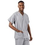 Unisex Lwt Scrub Top Pale Grey 2Xl