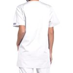 Prof V-Neck Scrub Top White 3Xl