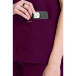 Originals Ultra Vneck Top Wine 2Xs