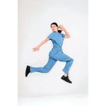 Eco Stretch Scrub Top Ceil Blue Xs