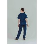 Eco Stretch Scrub Top Navy S