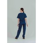 Eco Stretch Scrub Top Navy Xs