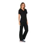 Revolution Mock Wrap Top Black Xl