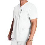 Revolution Scrub Top White 2Xl