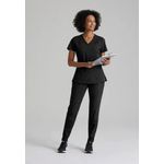 One Racer Scrub Top Black S
