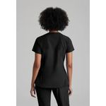 One Racer Scrub Top Black S