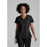 One Racer Scrub Top Black Xl