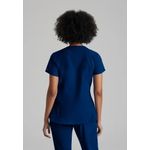 One Racer Scrub Top Indigo 2Xs