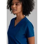 One Racer Scrub Top Indigo 2Xs