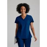 One Racer Scrub Top Indigo L