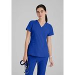 One Pulse Scrub Top Cobalt Xs