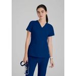 One Pulse Scrub Top Indigo 2Xs