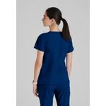 One Pulse Scrub Top Indigo 2Xs