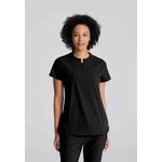 One Flux Scrub Top Black Xs