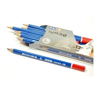 Pax Jumbo Pencils Hb 3Mm Lead Pk12