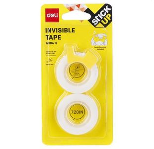 Deli Invisible Tape 12Mm X 18M Bx12