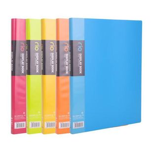 Rio Display Book 20 Pkt Ast 5 Cols Bx12