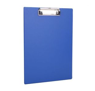 Deli Plastic Clipboard Single A4 Blue