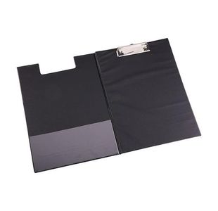 Deli Plastic Clipboard Foldover A4 Blk