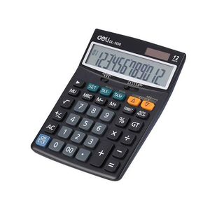 Deli Desk Calculator 12 Digit Black