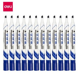 Deli Think W/Bd Marker Chisel Tip Blue