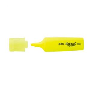 Deli Highlighter Chisel 1-5Mm Yel Bx10