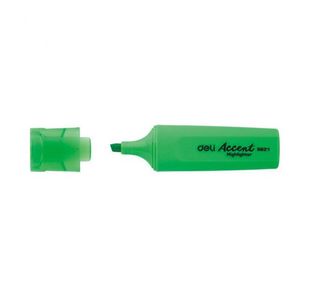 Deli Highlighter Chisel 1-5Mm Grn Bx10