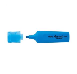 Deli Highlighter Chisel 1-5Mm Bu Bx10