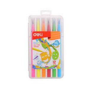 Deli Color Emotion Felt Pen 12S Pp Box