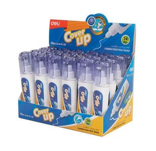 Deli Micro Correct Pen Steel Tip 8Ml Pk2