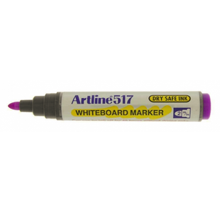 Artline 517 Dry Wipe Mkr Bullet Purple