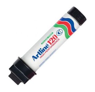 Artline 120 Mkr Chis 20Mm Bk Bx6