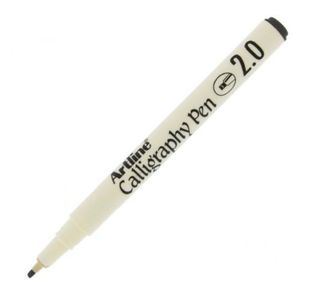 Artline 242 Caligraphypen 20Mm Blk Bx12